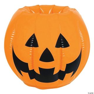 Inflatable Jack-O'-Lantern Cooler