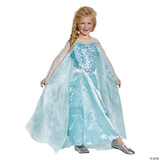 Girl's Elsa Prestige Costume - Frozen