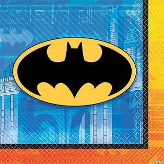 5" Batman Bev Napkins - Pack of 16