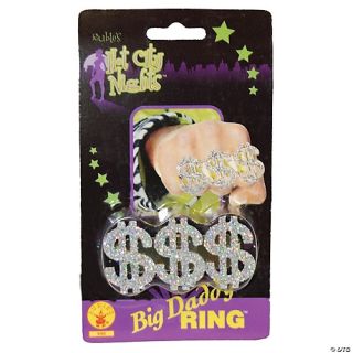 Triple Dollar Sign Ring