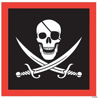 Pirate Napkins - Pack of 16