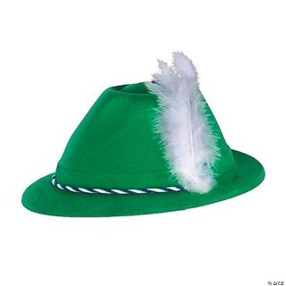 Green Velour Tyrolean 6 Hats