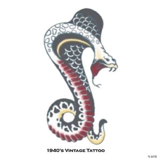 Tattoo Vintage Cobra 1940