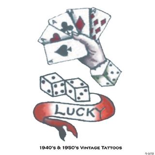 Tattoo Vintage Lucky 1940 1950