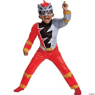 Boy's Red Ranger Dino Fury Costume