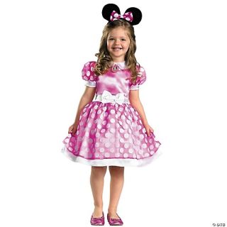 Girl's Pink Minnie Mouse Classic Costume