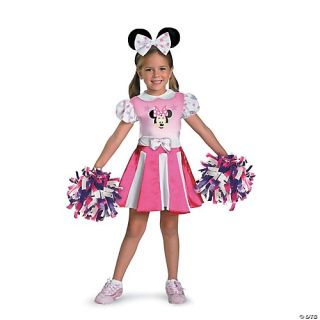 Girl's Minnie Mouse Cheerleader Costume