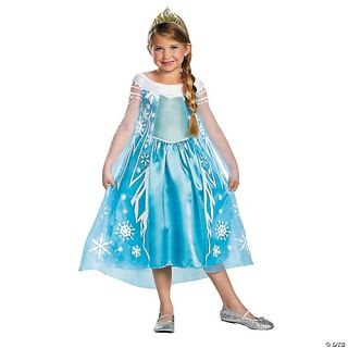 Girl's Elsa Deluxe Costume - Frozen