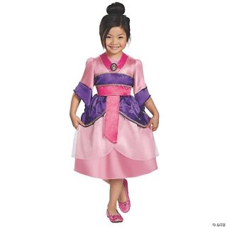 Girl's Mulan Sparkle Classic Costume