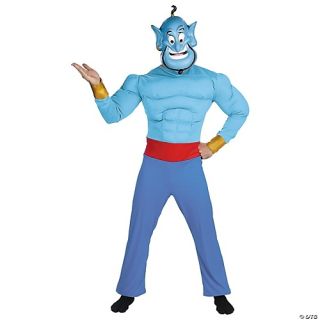 Men's Genie Muscle Chest Costume - Aladdin