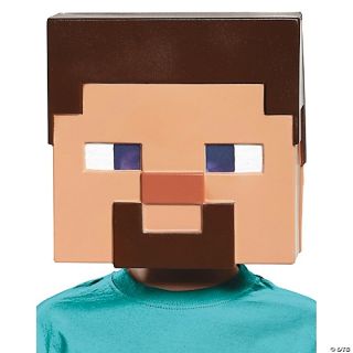 Child's Steve Vacuform Mask - Minecraft