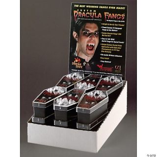 Dracula Fangs Display - 12 Pairs