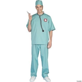 Men's Surgical Scrubs Costume