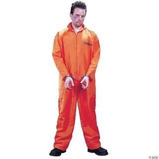 Men's Got Busted Jumpsuit/Orange