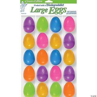Plastic Easter Eggs - Bag of 20