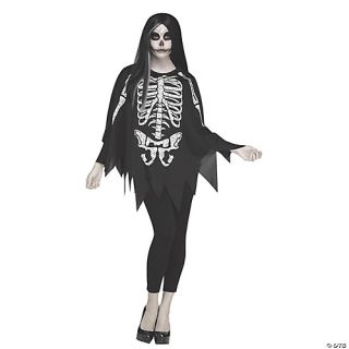 Women's Poncho Skeleton