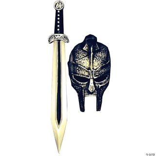 Gladiator Mask & Sword Set