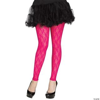 80s Lace Footless Tights