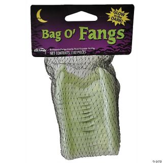 Fangs Glow In A Mesh Bag