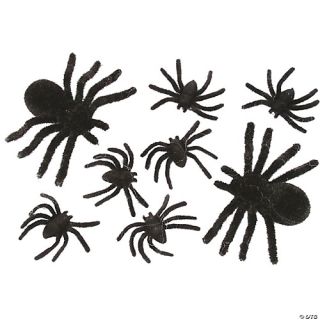 Spider Family 8 Card Black Fuzzy
