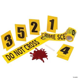 Crime Scene Kit W/Blood Splat