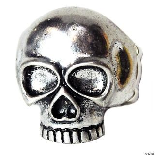 Metal Stretch Skull Ring