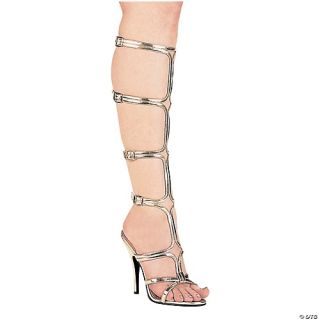 Women's Sexy Strap-Up Gold High-Heel
