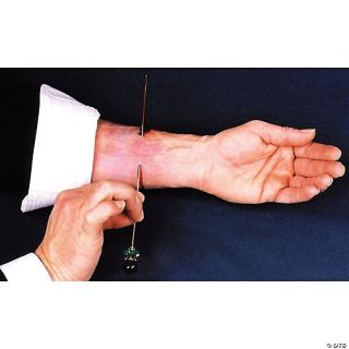 Needle thru Arm