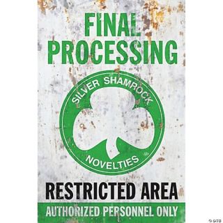 Final Processing Metal Sign - Halloween III
