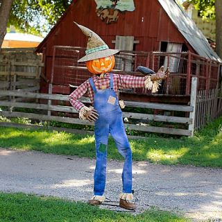 Animated Whimsical Scarecrow