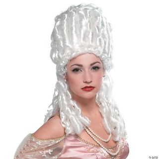Marie Antoinette Platinum Wig