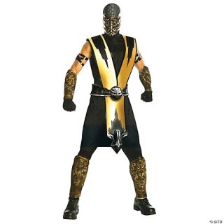 Men's Deluxe Scorpion Costume - Mortal Kombat 9