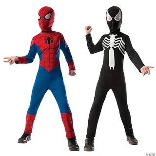 Boy's 2 in 1 Reversible Spider-Man Costume