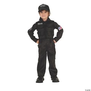 Boy's Policeman SWAT Costume