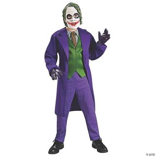 Boy's Deluxe Joker Costume - Dark Knight Trilogy