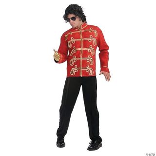 Men's Deluxe Red Military Michael Jackson Jacket