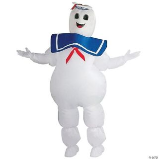 Men's Inflatable Stay Puft Marshmallow Man Costume