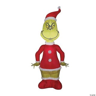 Airblown Grinch Santa Inflatable