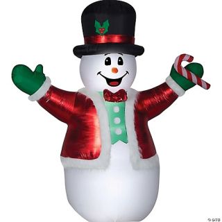 Airblown Giant Luxe Snowman Inflatable Prop