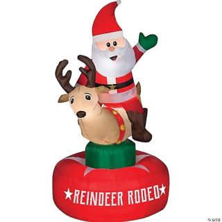 Airblown Animated Santa Reindeer