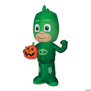Airblown Gekko Jack-O'-Lantern Inflatable - PJ Masks