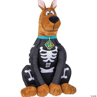 Halloween Greeter Scooby In Skeleton Costumes