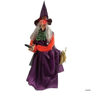 Animated Hanging Witch