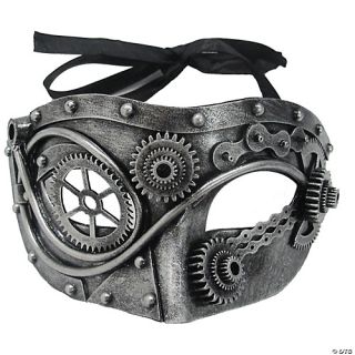 Men's Steampunk Steel Gear Mask