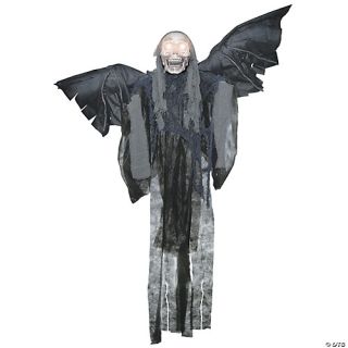 60" Hanging Talking Winged Reaper Prop
