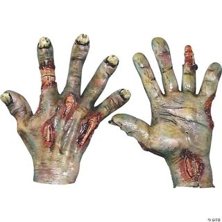 Zombie Rotted Latex Hands
