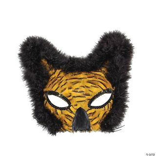 Gold Feather Lion Mask