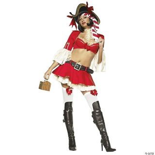 Women's Sexy Captain Booty Costume