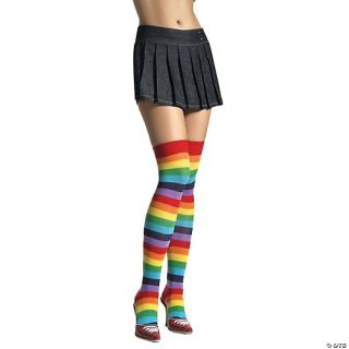Lycra Rainbow Thigh-Highs