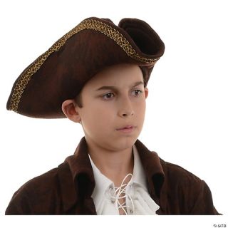 Pirate Captain Hat - Brown